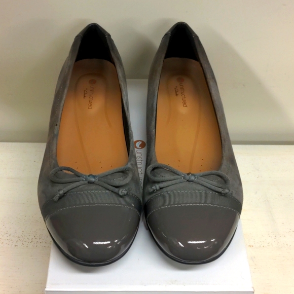 Clarks flats shoes  Un Blush Cap Grey - Picture 2 of 6